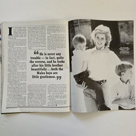 Royalty Monthly Magazine July 1990 Volume 9 Number 10 William at Age 8 - Picture 15 of 16